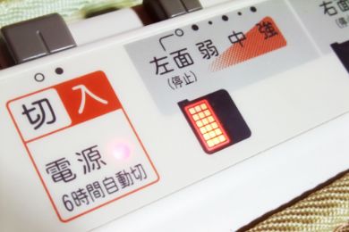 写真：暖房器具のコントローラー